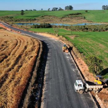 Obras rodoviárias levam segurança e desenvolvimento a Castro 