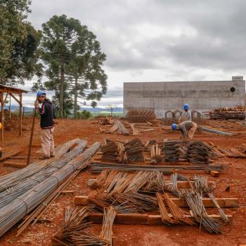 Obras da Sanepar em Laranjeiras do Sul 