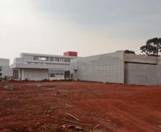 Obras da Escola de Bombeiros Guatupe. 