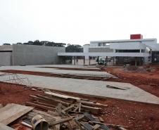 Obras da Escola de Bombeiros Guatupe. 