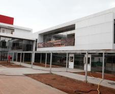 Obras da Escola de Bombeiros Guatupe. 