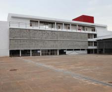 Obras da Escola de Bombeiros Guatupe. 