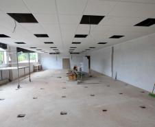 Obras da Escola de Bombeiros Guatupe. 