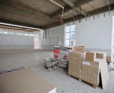 Obras da Escola de Bombeiros Guatupe. 