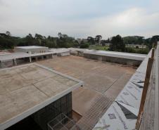 Obras da Escola de Bombeiros Guatupe. 