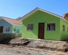 Requalificacao Urbana Reboucas - Vila Facao -  53 casas populares que estão sendo construídas pelo Governo do Paraná em Rebouças 