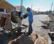 Requalificacao Urbana Reboucas - Vila Facao -  53 casas populares que estão sendo construídas pelo Governo do Paraná em Rebouças 