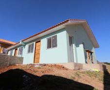 Requalificacao Urbana Reboucas - Vila Facao -  53 casas populares que estão sendo construídas pelo Governo do Paraná em Rebouças 