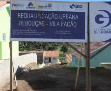 Requalificacao Urbana Reboucas - Vila Facao -  53 casas populares que estão sendo construídas pelo Governo do Paraná em Rebouças 