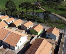 Requalificacao Urbana Reboucas - Vila Facao -  53 casas populares que estão sendo construídas pelo Governo do Paraná em Rebouças 