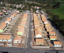 Requalificacao Urbana Reboucas - Vila Facao -  53 casas populares que estão sendo construídas pelo Governo do Paraná em Rebouças 