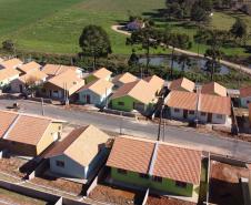 Requalificacao Urbana Reboucas - Vila Facao -  53 casas populares que estão sendo construídas pelo Governo do Paraná em Rebouças 
