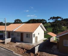 Requalificacao Urbana Reboucas - Vila Facao -  53 casas populares que estão sendo construídas pelo Governo do Paraná em Rebouças 