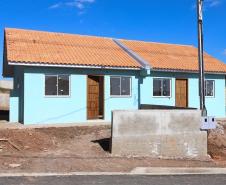 Requalificacao Urbana Reboucas - Vila Facao -  53 casas populares que estão sendo construídas pelo Governo do Paraná em Rebouças 