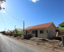 Requalificacao Urbana Reboucas - Vila Facao -  53 casas populares que estão sendo construídas pelo Governo do Paraná em Rebouças 