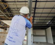 Obras da nova rodoviária de Francisco Beltrao com mais de 6.300 m²,  que contará 12 plataformas para ônibus, além de lojas, guichês, restaurantes, espaço para taxistas e mototaxistas, jardim no centro e salas de espera para os usuários. A construcao do Terminal Rodoviario faz parte do Plano de Apoio ao Desenvolvimento dos Municipios - PAM 