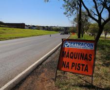 Obras do Contorno Sul de Maringa sao  11,8 km de extensão entre as PR-317 e a BR-376. Recuperacao emergencial do pavimento.  -  04/08/2020 -  Foto: Geraldo Bubniak/AEN