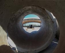 Obras do Hospital da Criança de Maringá,   serao 160 leitos, sendo 20 de UTI, a área construída é de aproximadamente 23 mil metros quadrados e está no espaço do antigo aeroporto da cidade, doado pela União ao município. O local tem cerca de 90 mil metros quadrados. -  04/08/2020 -  Foto: Geraldo Bubniak/AEN