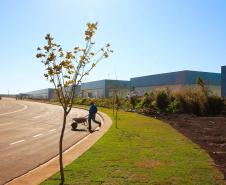 Obras do Hospital da Criança de Maringá,   serao 160 leitos, sendo 20 de UTI, a área construída é de aproximadamente 23 mil metros quadrados e está no espaço do antigo aeroporto da cidade, doado pela União ao município. O local tem cerca de 90 mil metros quadrados. -  04/08/2020 -  Foto: Geraldo Bubniak/AEN