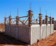 Obras de Construçao da Cadeia Publica de Guaira no loteamento Jardim Floresta com investimento de 16 milhoes. Exemplo da nova realidade do sistema carcerário que está sendo construída no Paraná. Acabar com o problema da superlotação em carceragens de delegacias e realocar os detentos em um espaço estruturado é uma das principais metas do Governo do Estado.  