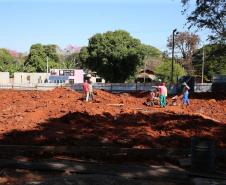 Obras de Construcao de 3 UBS - Unidade Básica de Saúde nos bairros Vila Alta, Santa Paula e Parque  Hortencia em Guaira.   06/08/2020 -  Foto: Geraldo Bubniak/AEN