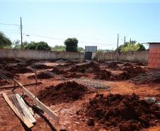 Obras de Construcao de 3 UBS - Unidade Básica de Saúde nos bairros Vila Alta, Santa Paula e Parque  Hortencia em Guaira.   06/08/2020 -  Foto: Geraldo Bubniak/AEN