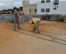 Construcao da Delegacia Cidada de Almirante Tamandare. A delegacia cidadã é um novo modelo de atendimento em delegacias no Paraná, com espaços específicos e reservados para separar vítimas de agressores e possibilidade de auxílio de assistentes sociais e psicólogos, quando necessário. Almirante Tamandare
