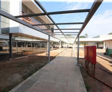 Obras da Escola de Bombeiros Guatupe. 