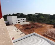 Obras da Escola de Bombeiros Guatupe. 