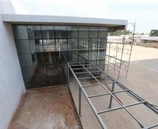 Obras da Escola de Bombeiros Guatupe. 