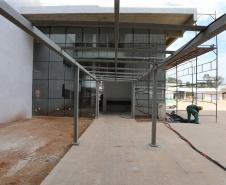 Obras da Escola de Bombeiros Guatupe. 