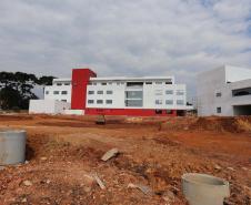 Obras da Escola de Bombeiros Guatupe. 
