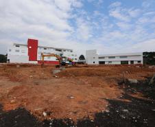 Obras da Escola de Bombeiros Guatupe. 