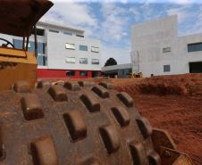 Obras da Escola de Bombeiros Guatupe. 