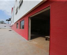 Obras da Escola de Bombeiros Guatupe. 