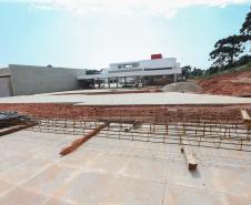 Obras da Escola de Bombeiros Guatupe. 