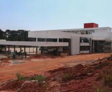 Obras da Escola de Bombeiros Guatupe. 