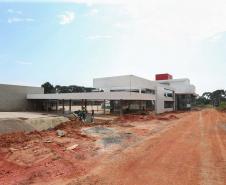 Obras da Escola de Bombeiros Guatupe. 