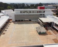 Obras da Escola de Bombeiros Guatupe. 
