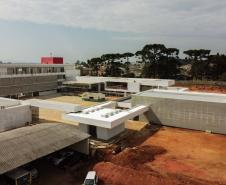 Obras da Escola de Bombeiros Guatupe. 