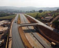 Obras na  PR-445  no trecho de 15,8 quilômetros entre Londrina e o distrito de Irerê tem previsão de entrega para dezembro