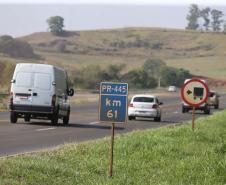 Obras na  PR-445  no trecho de 15,8 quilômetros entre Londrina e o distrito de Irerê tem previsão de entrega para dezembro