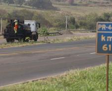 Obras na  PR-445  no trecho de 15,8 quilômetros entre Londrina e o distrito de Irerê tem previsão de entrega para dezembro