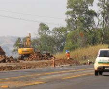 Obras na  PR-445  no trecho de 15,8 quilômetros entre Londrina e o distrito de Irerê tem previsão de entrega para dezembro