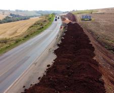 Obras na  PR-445  no trecho de 15,8 quilômetros entre Londrina e o distrito de Irerê tem previsão de entrega para dezembro