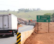 Obras na  PR-445  no trecho de 15,8 quilômetros entre Londrina e o distrito de Irerê tem previsão de entrega para dezembro