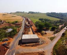 Obras na  PR-445  no trecho de 15,8 quilômetros entre Londrina e o distrito de Irerê tem previsão de entrega para dezembro