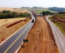 Obras na  PR-445  no trecho de 15,8 quilômetros entre Londrina e o distrito de Irerê tem previsão de entrega para dezembro