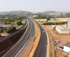 Obras na  PR-445  no trecho de 15,8 quilômetros entre Londrina e o distrito de Irerê tem previsão de entrega para dezembro