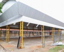 Cobertura da Quadra Esportiva no Colégio Estadual do Campo Affonso Martinez Albaladejo e Caetano Munhoz da Rocha.